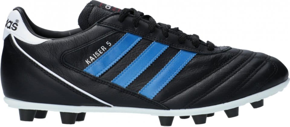 Chuteiras de futebol adidas Kaiser 5 Liga FG Blue Stripes Schwarz