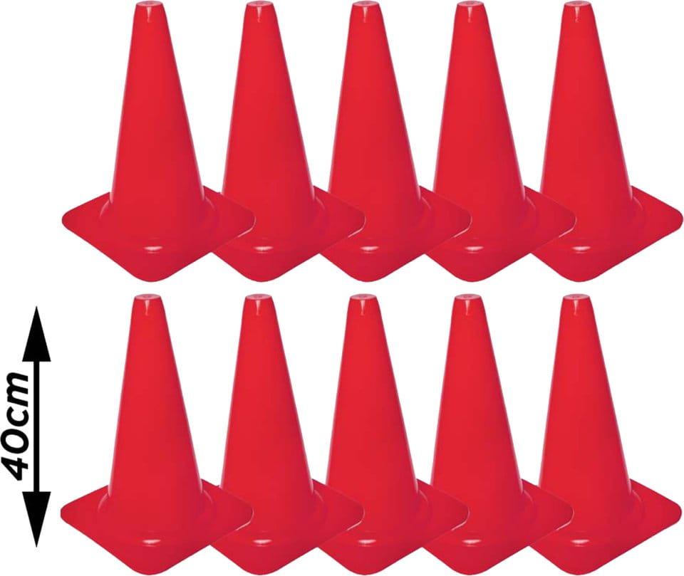 Cones de treino Cawila marking cone L 10er Set 40cm