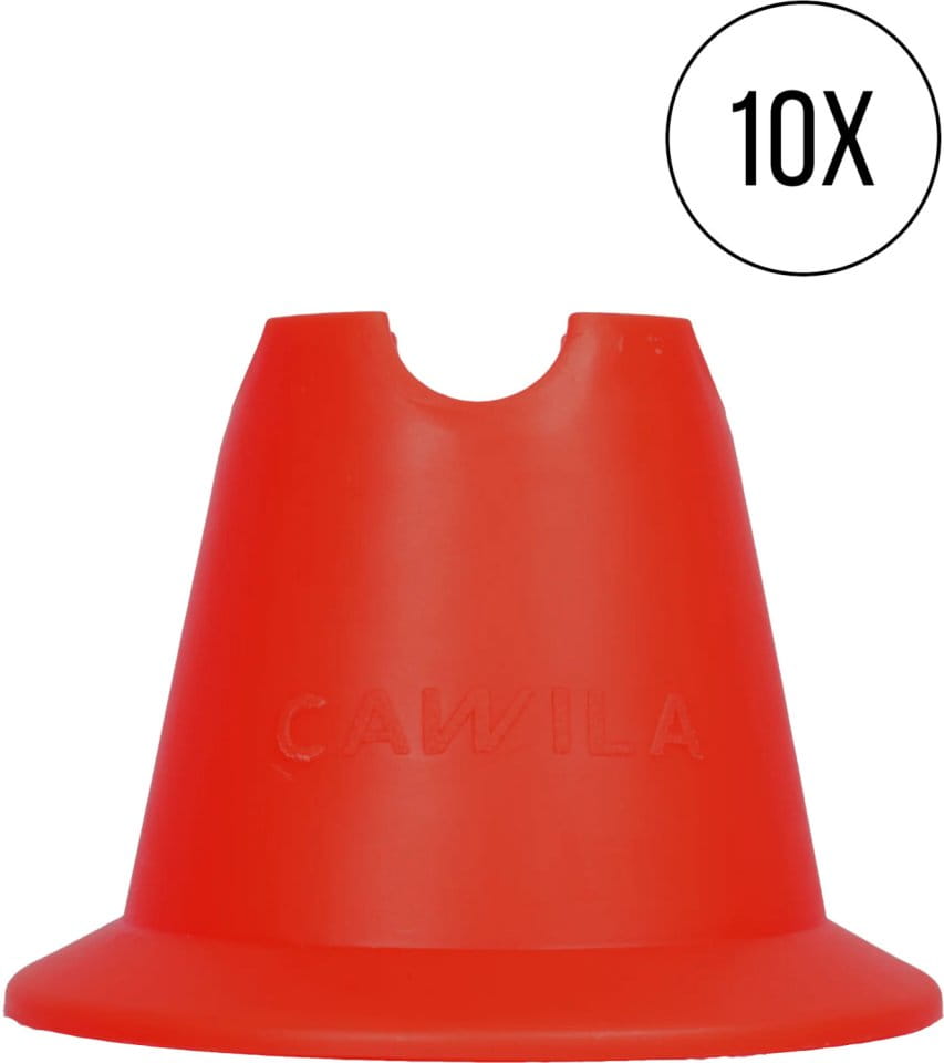 Cones de treino Cawila Mini-Pylone 10er Set Rot