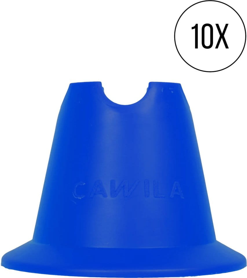 Cones de treino Cawila Mini-Pylone 10er Set Blau