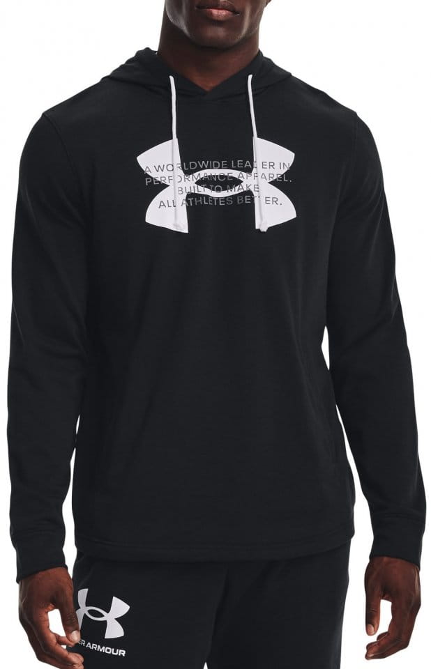 Sweatshirt com capuz Under Armour UA Rival Terry Logo Hoodie-BLK