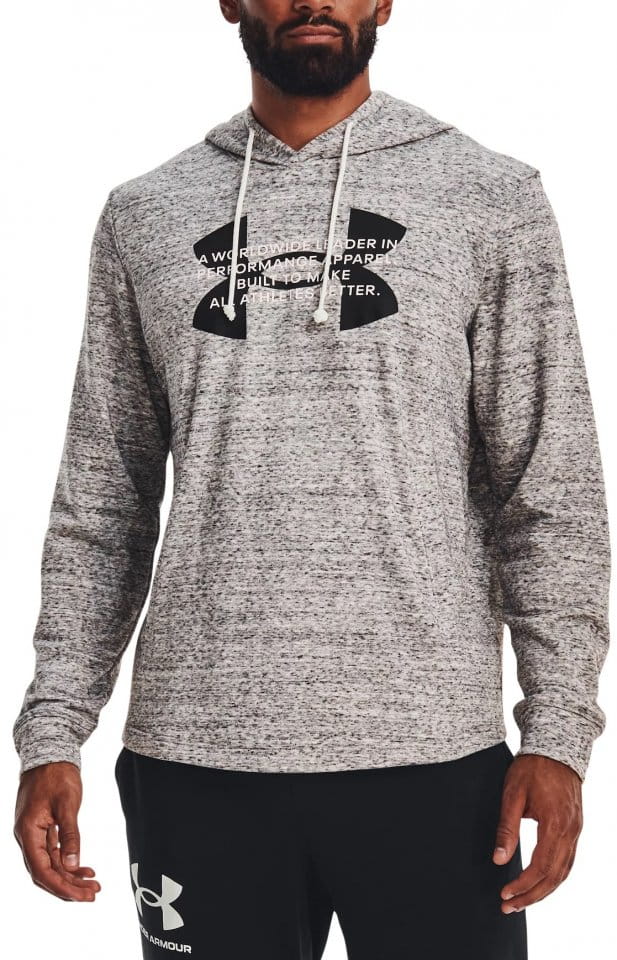 Sweatshirt com capuz Under Armour UA Rival Terry Logo Hoodie-WHT