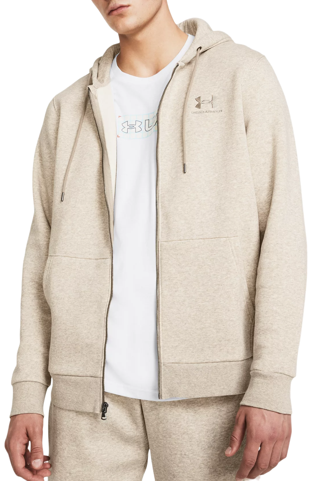 Sweatshirt com capuz Under Armour UA Essential Fleece FZ Hood