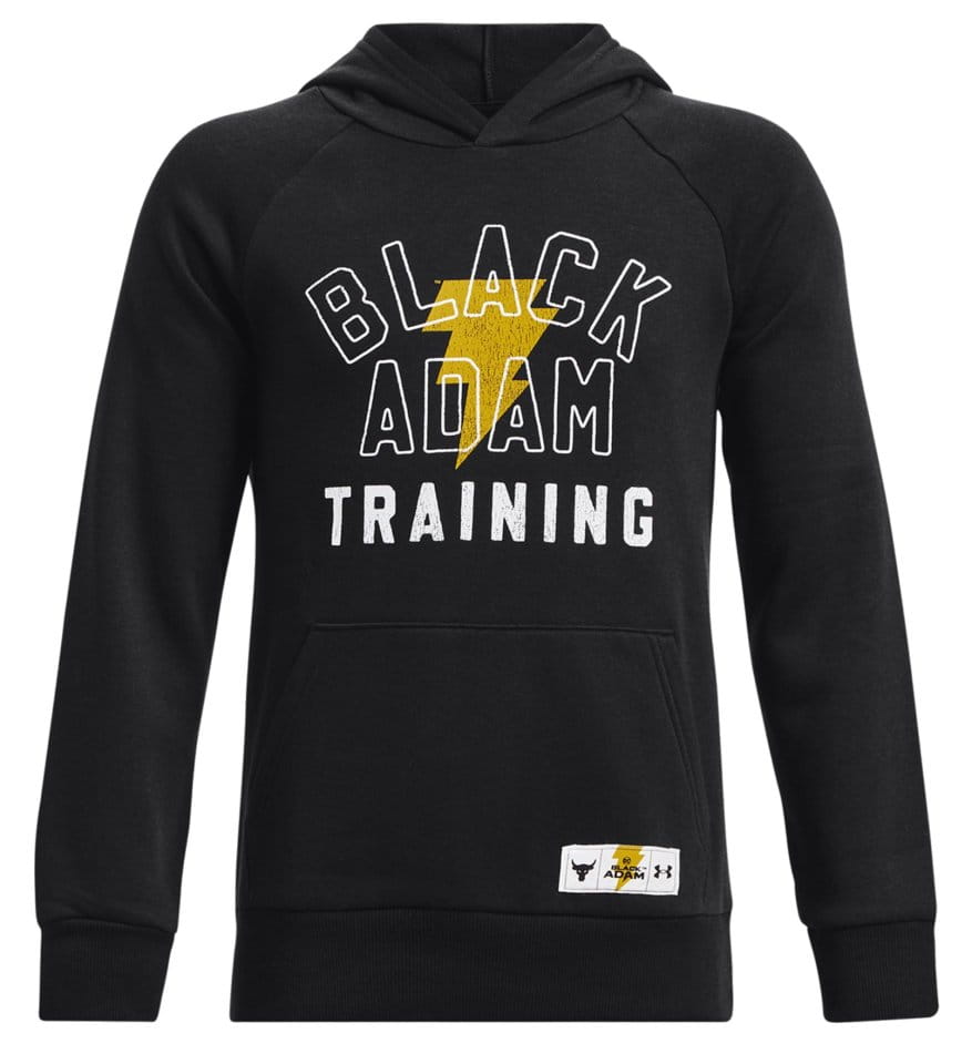 Sweatshirt com capuz Under Armour Project Rock Rival Fleece Black Adam