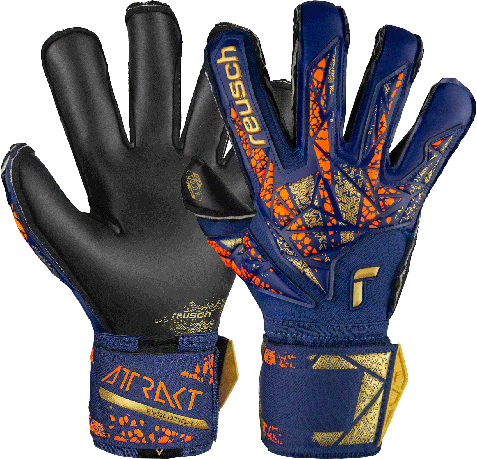Luvas de Guarda-Redes Reusch Attrakt Gold X Evolution Goalkeeper Gloves