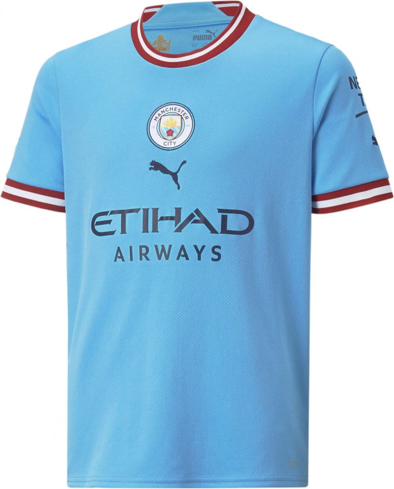Camisa Puma Manchester City F.C. Home 2022/23 Replica Jersey Youth