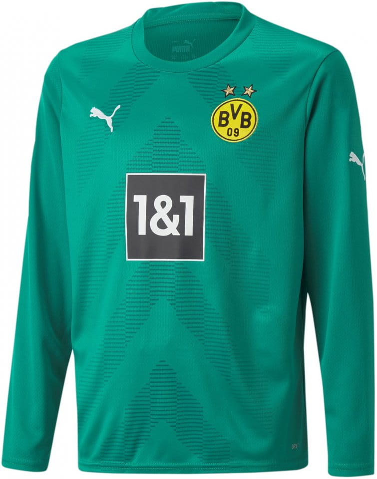 Camisola de manga-comprida Puma BVB GK Jersey Replica LS Jr w/ Sponsor 2022/23