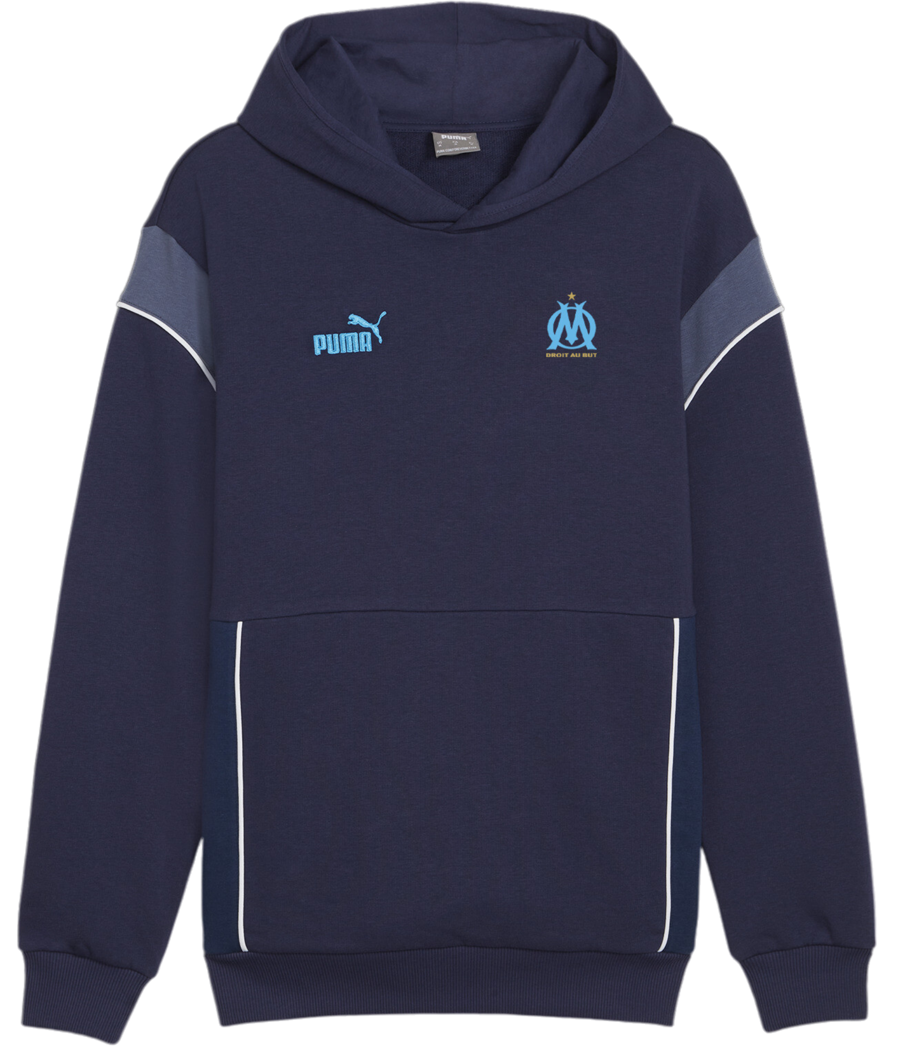 Sweatshirt com capuz Puma Olympique Marseille Ftbl Hoody