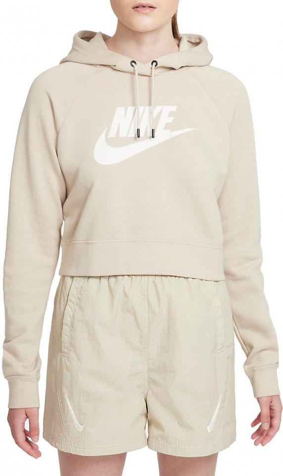 nike zip up cropped moletom com capuz