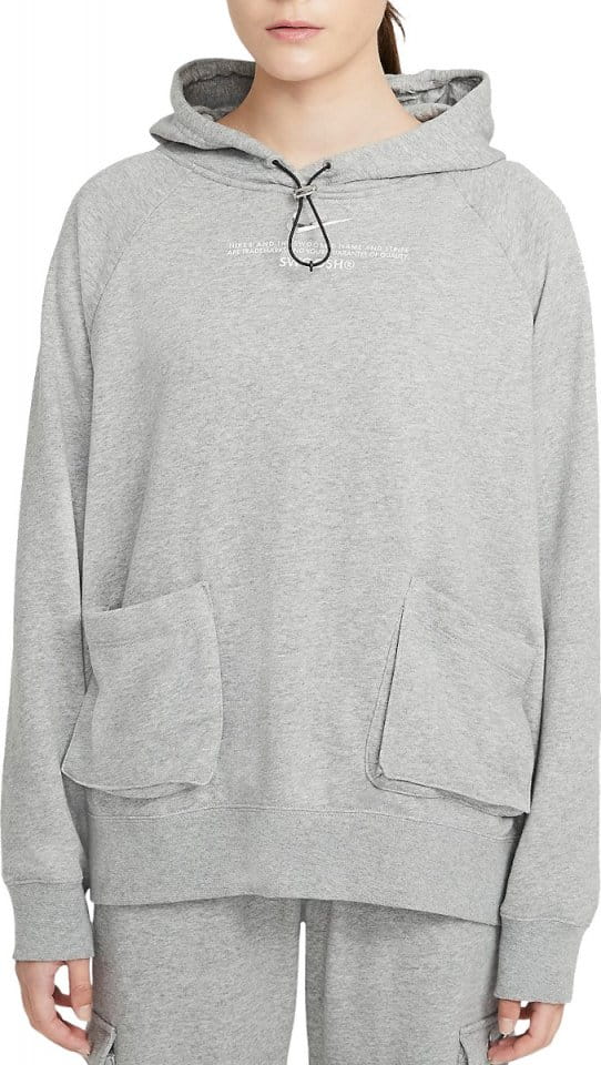women's swoosh pullover moletom com capuz