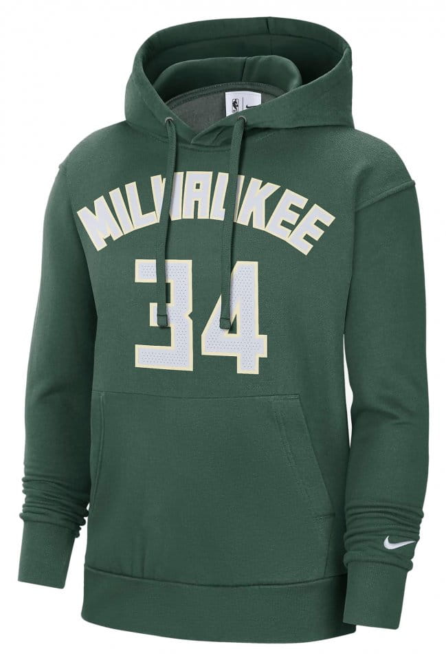 Sweatshirt com capuz Nike NBA Milwaukee Bucks Essential