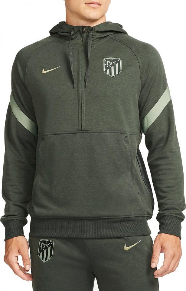 Sweatshirt com capuz Nike Men's 1/2-Zip Atletico Madrid Fleece Football Hoodie