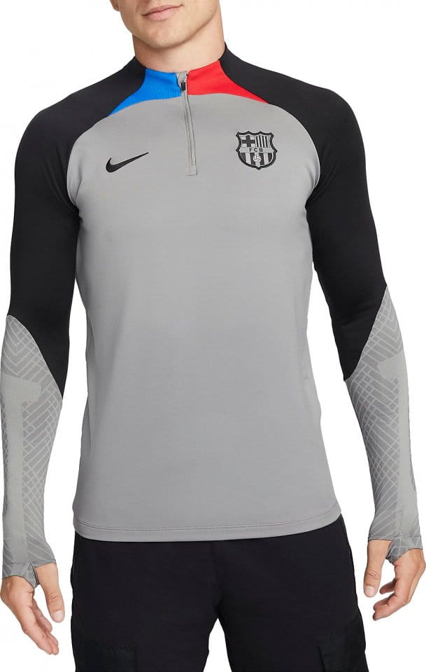 T-Shirt de manga comprida Nike Mens FC Barcelona Strike Drill Top