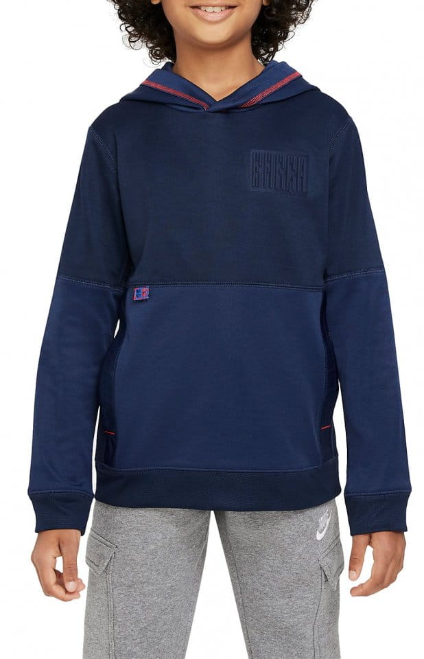 Sweatshirt com capuz Nike F.C. Barcelona Older Kids' Dri-FIT Pullover Hoodie