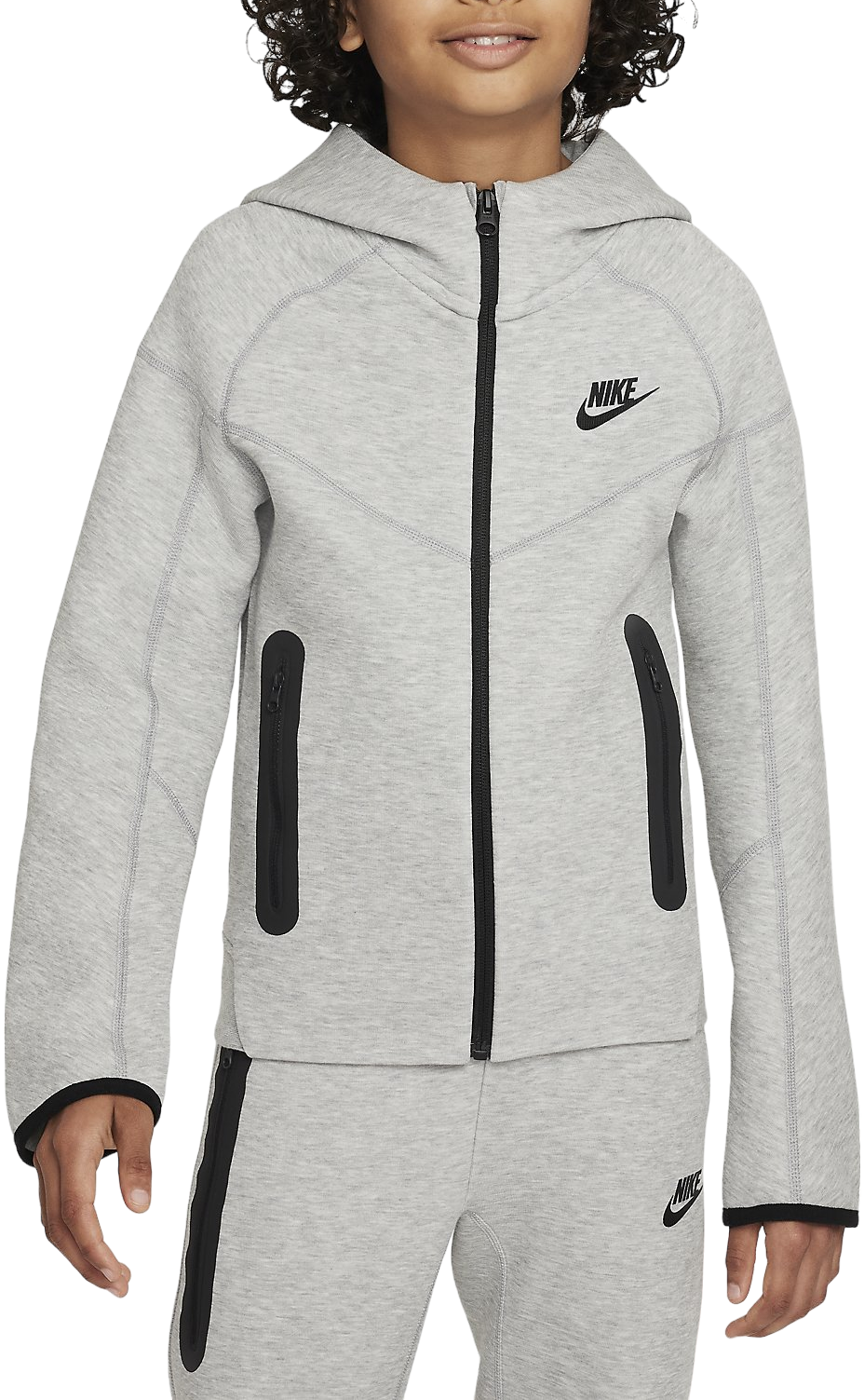 Sweatshirt com capuz Nike B NSW TECH FLC FZ