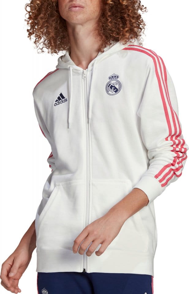 Sweatshirt com capuz adidas REAL MADRID 3S FZ HOODY