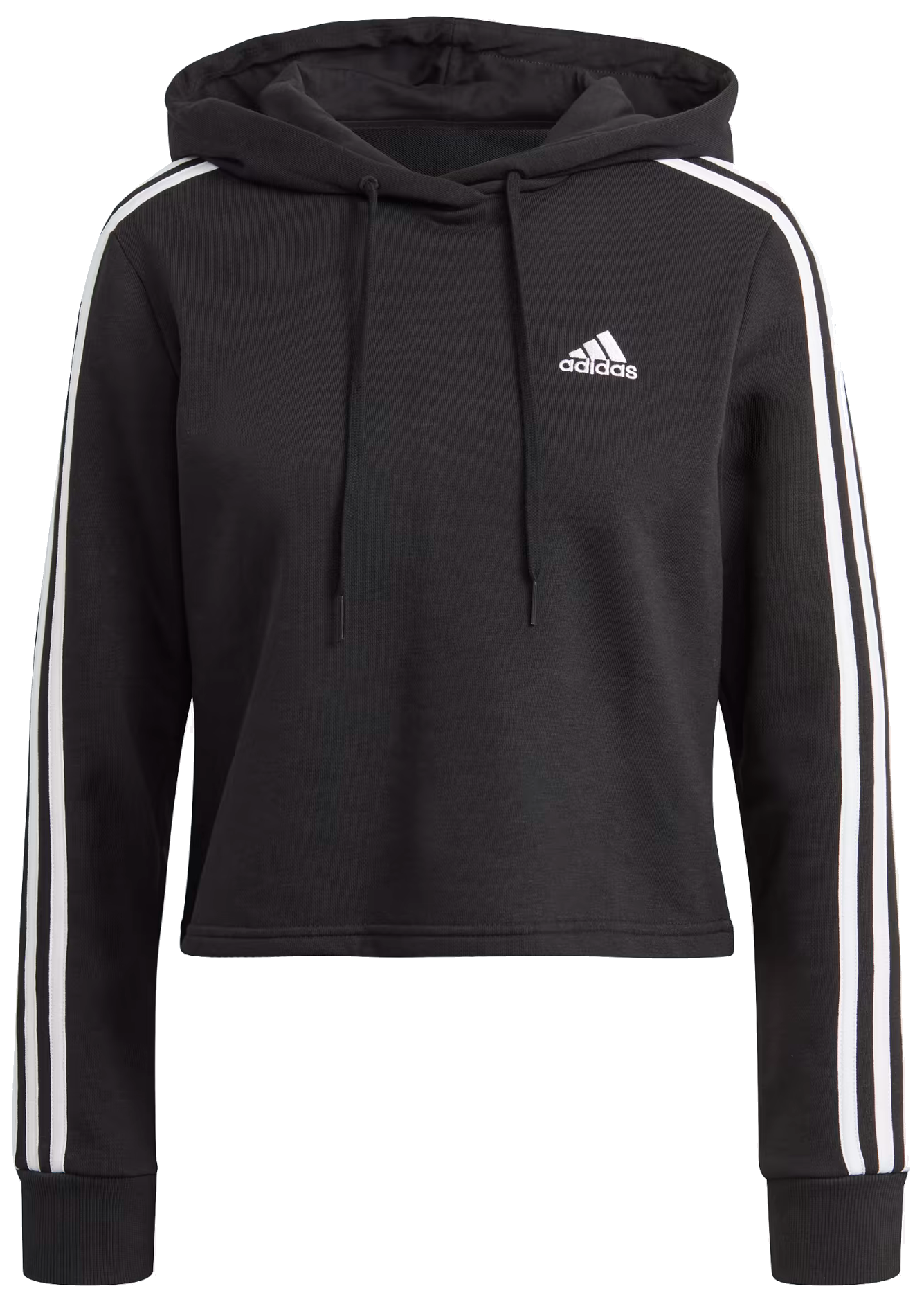 Sweatshirt com capuz adidas Essentials 3-Stripes Cropped