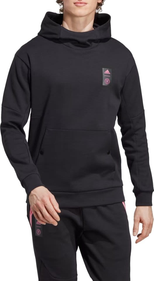 Sweatshirt com capuz adidas INTER MIAMI TRAVEL HOODIE