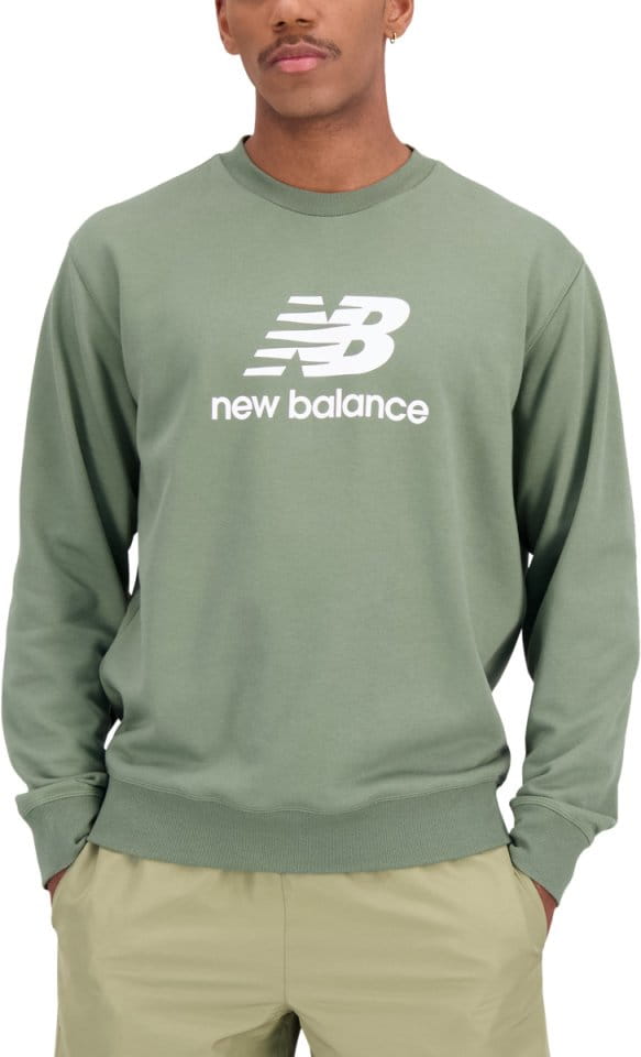 Sweatshirt New Balance Essentials Stacked Logo French Terry Crewneck